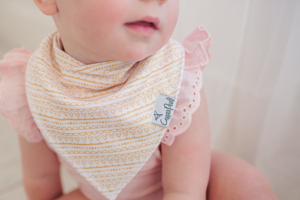 Copper Pearl June Bib Set